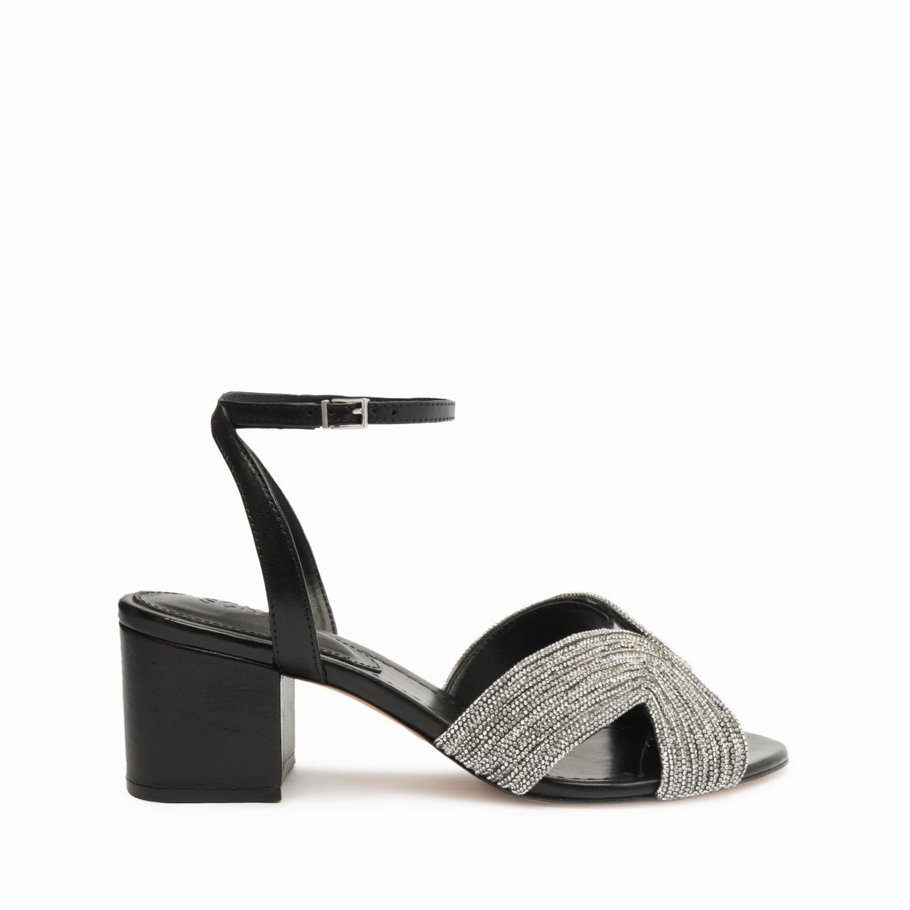 Lightweight Form Rainy Day Wear Resistant Outsole Hattie Mid Block Leather Sandal