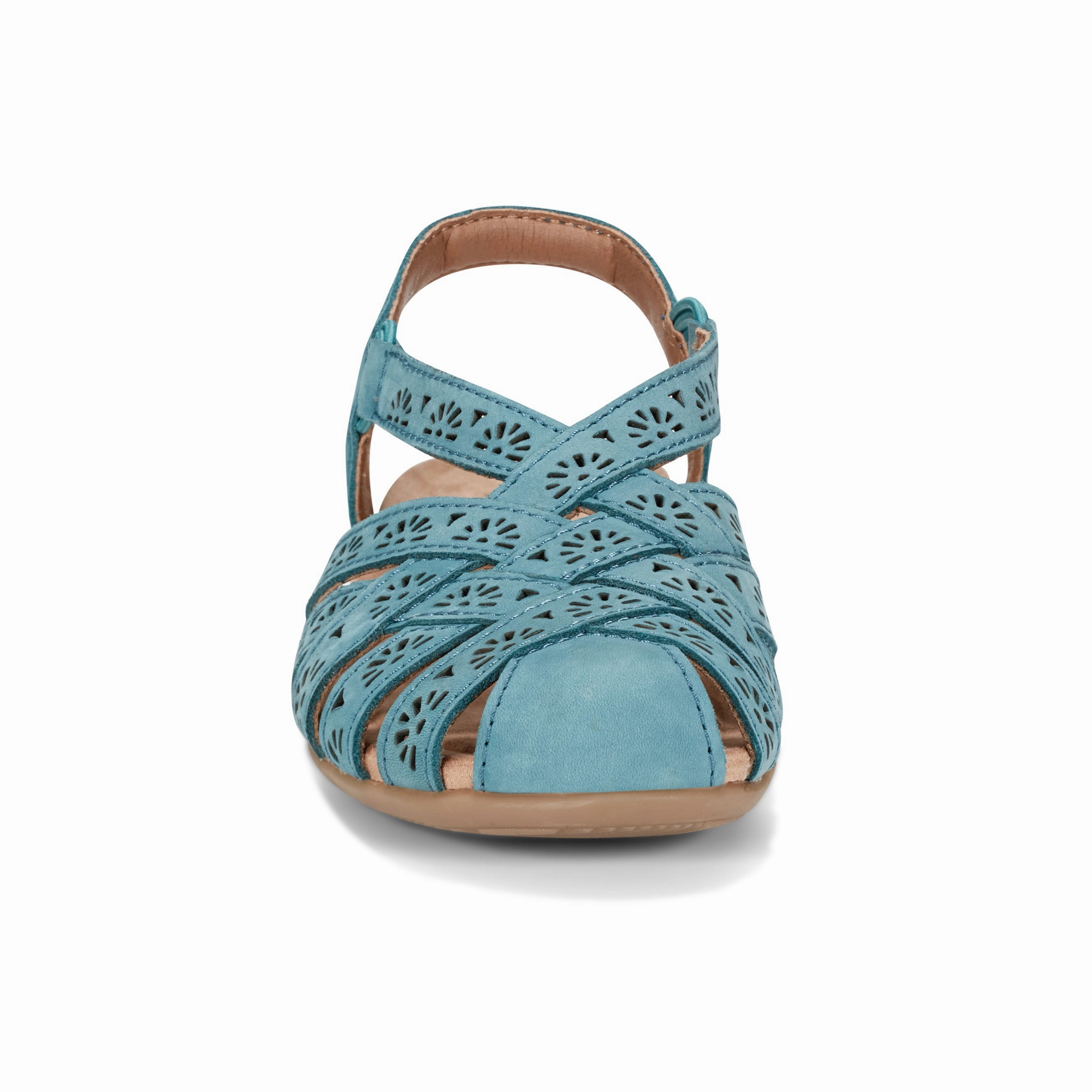 Move Easy Briel Round Toe Casual Slingback Flat Sandals