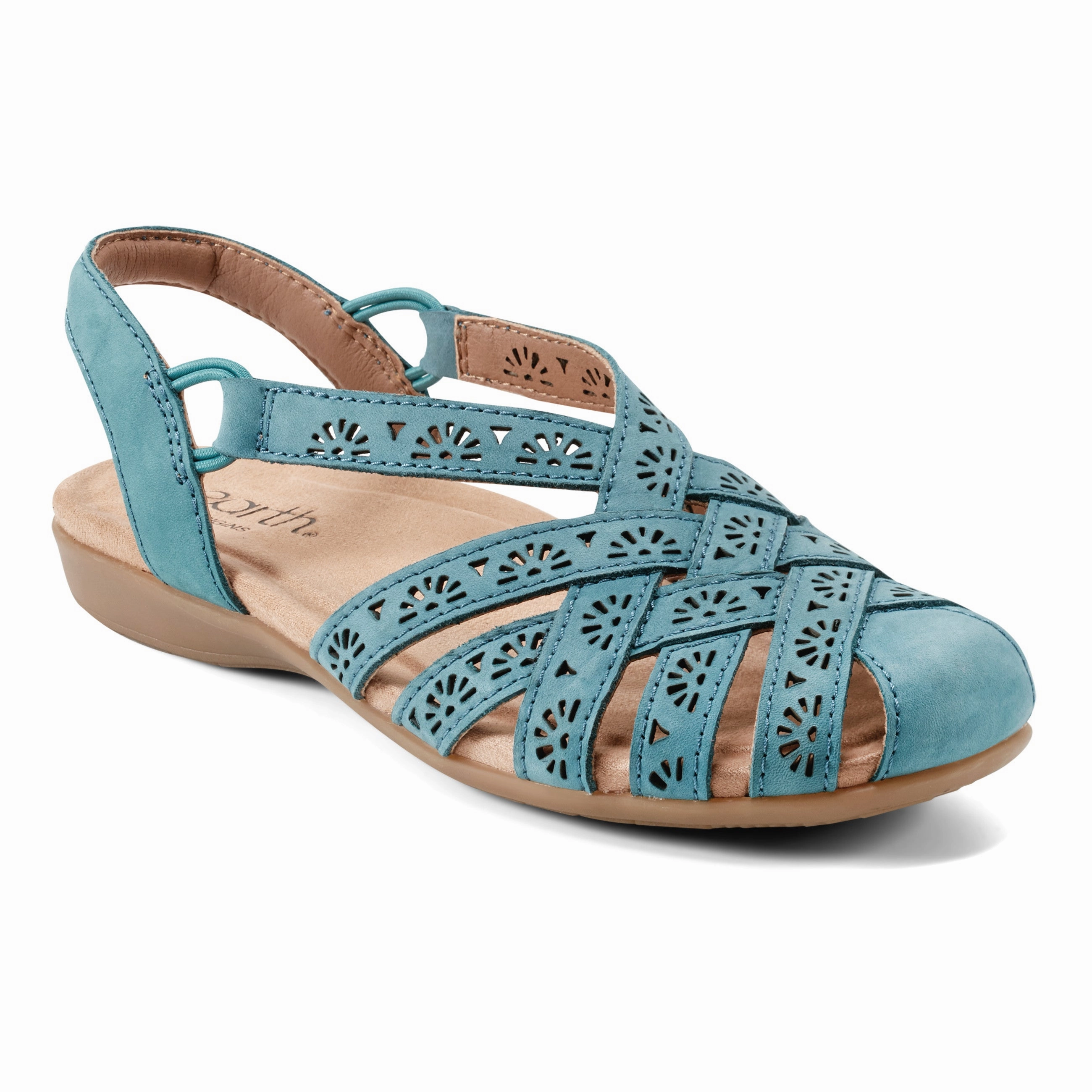 Briel Round Toe Casual Slingback Flat Sandals Fashion-Forward Design Soft Finish