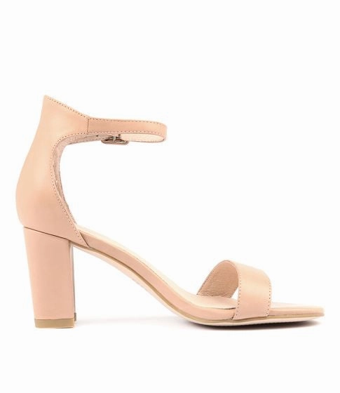 Statement Item Mollini Gessie Heel ~ Nude ~ Tan ~ Black ~ White ~ Leather Heel