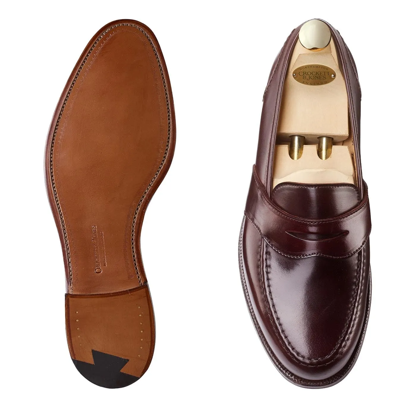 Yale Burgundy Cordovan Flexible Fit Active People Step Tall