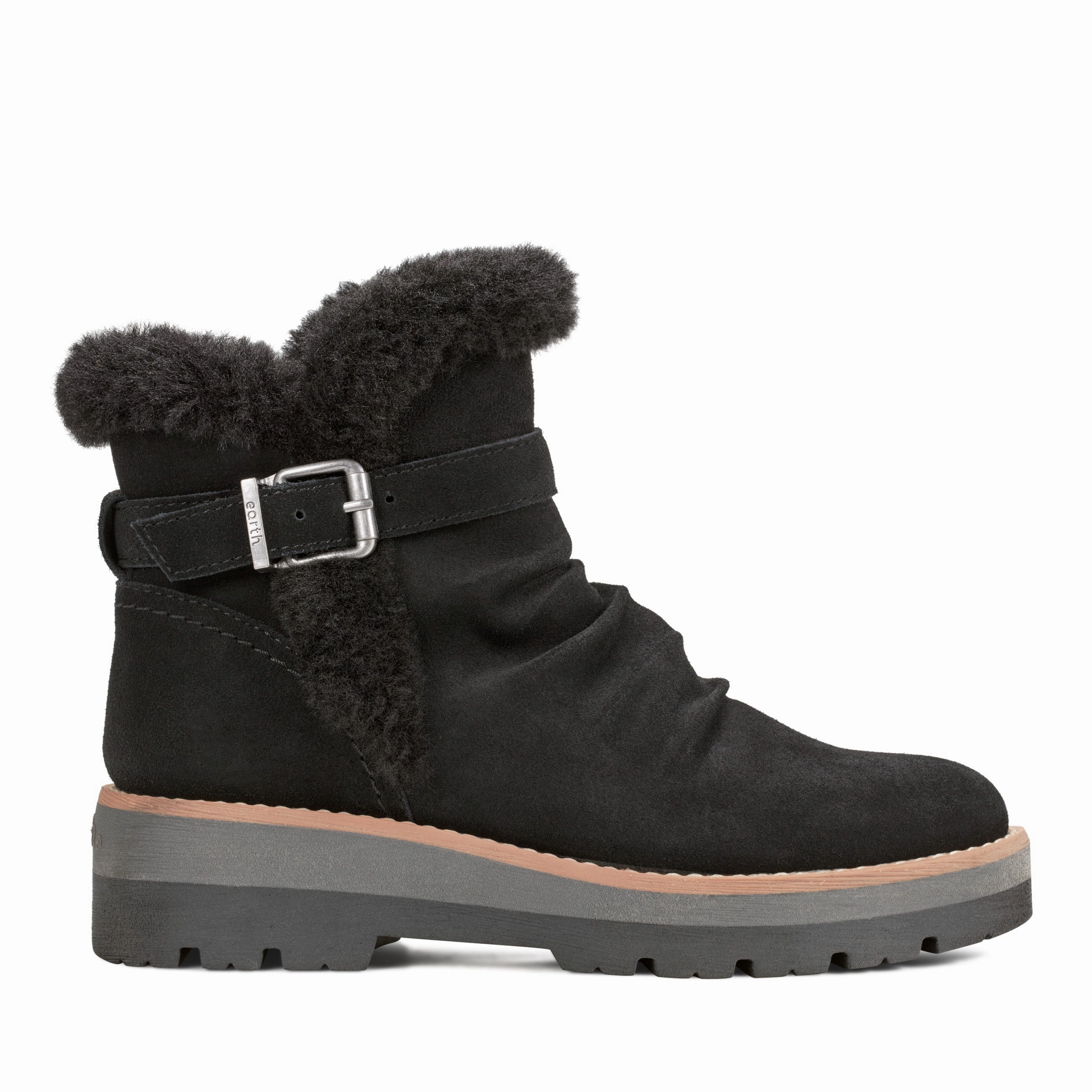 Calm Flow Yara Waterproof Lug Sole Casual Ankle Booties