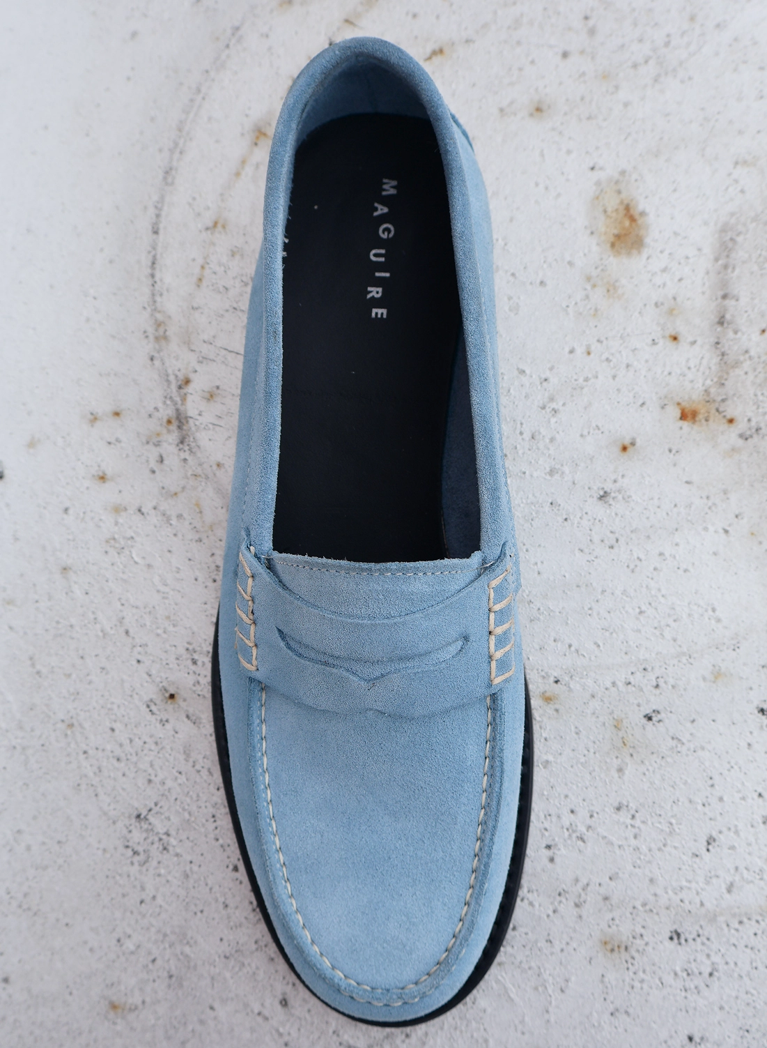 Sun Deck Heat Ease Napoli Sky Suede Loafer