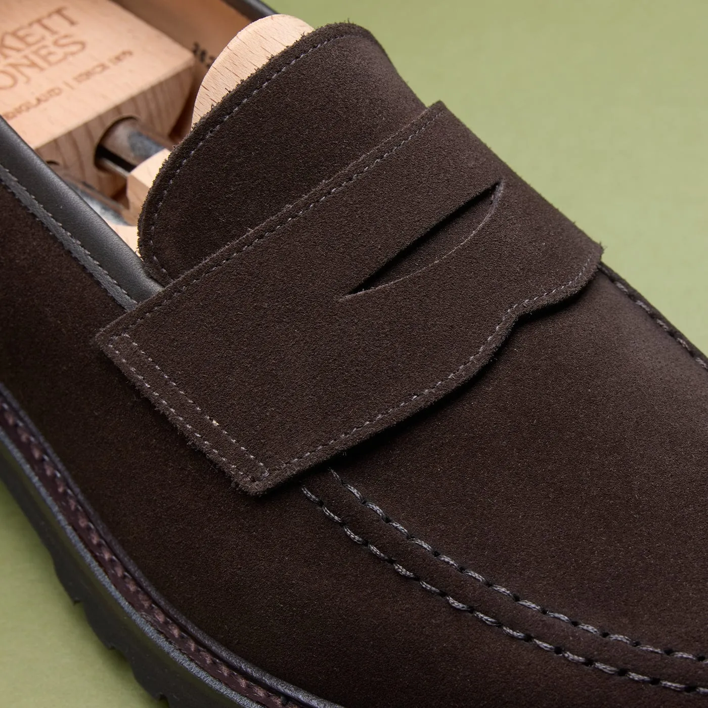 Boston 2 Dark Oak Suede waterproof Ventilation holes