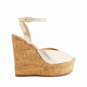 Virtual Step Neith Metallic Leather Sandal