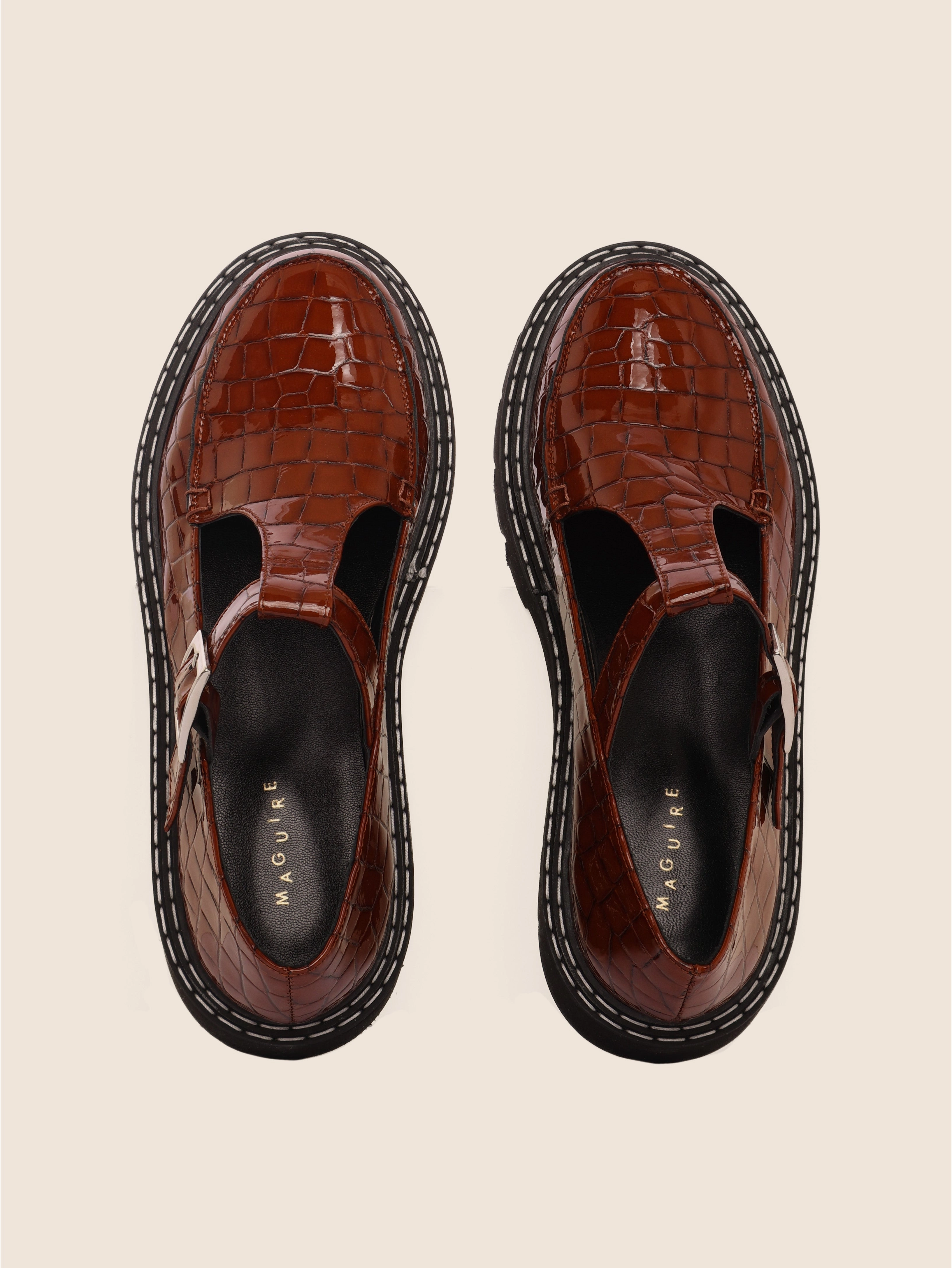 Versatile Footwear Street Smart Neiva Brown Mary Jane