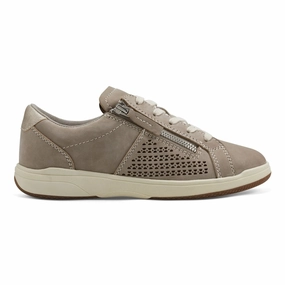 Netta Round Toe Casual Lace-up Sneakers Clean Finish Reliable Comfort