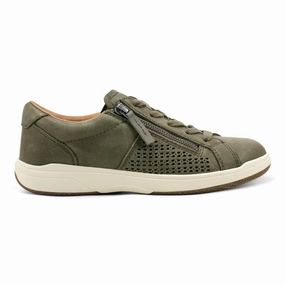Netta Round Toe Casual Lace-up Sneakers Walk Guard