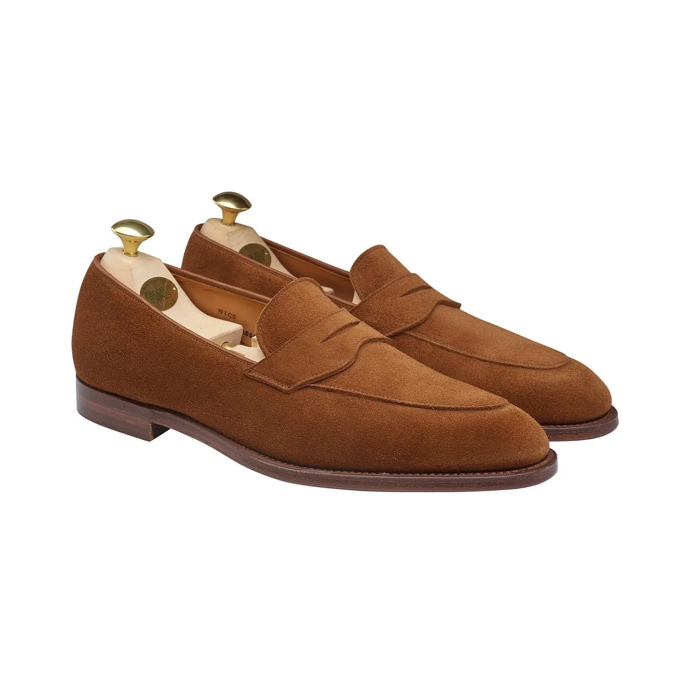 ventilation channels Leather Touch Nice Tobacco Calf Suede