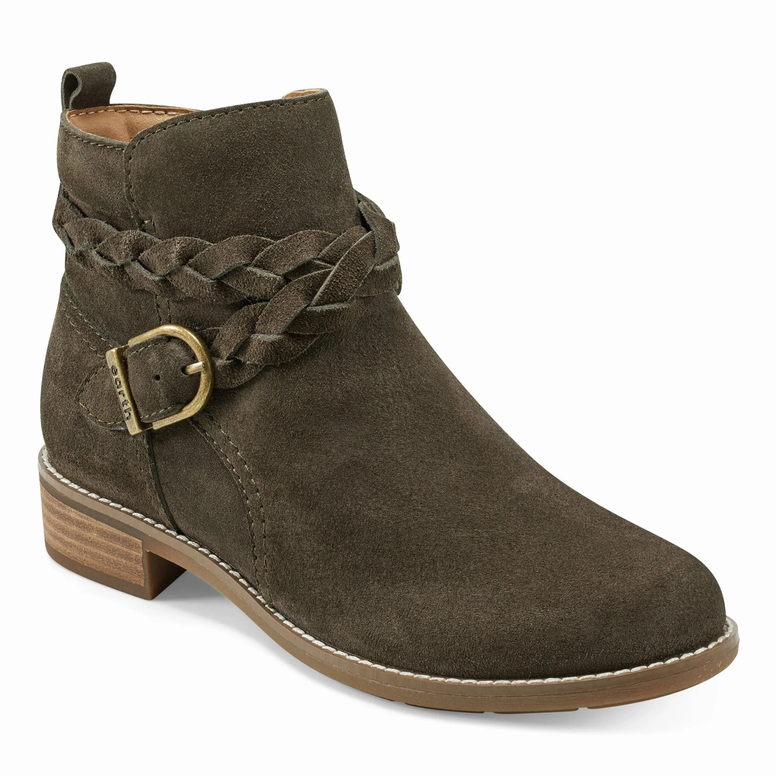 Insulated Snow Trekker Cold Proof Nicole Round Toe Stacked Heel Casual Booties