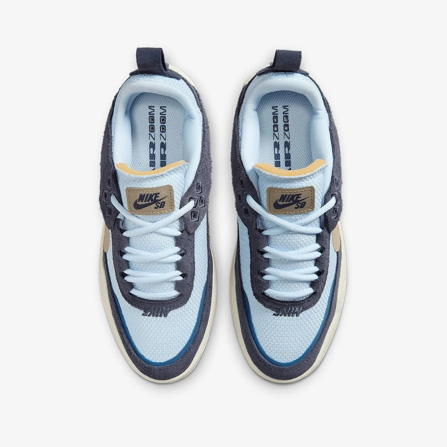 Nike SB Day One Big Kids' Skate Shoes (FN4210-402, Thunder Blue/Blue Tint/Sail/Khaki)