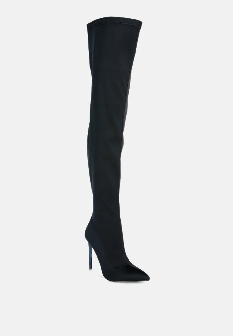 no calm superstretch stiletto long boot