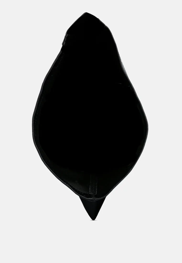 no calm superstretch stiletto long boot