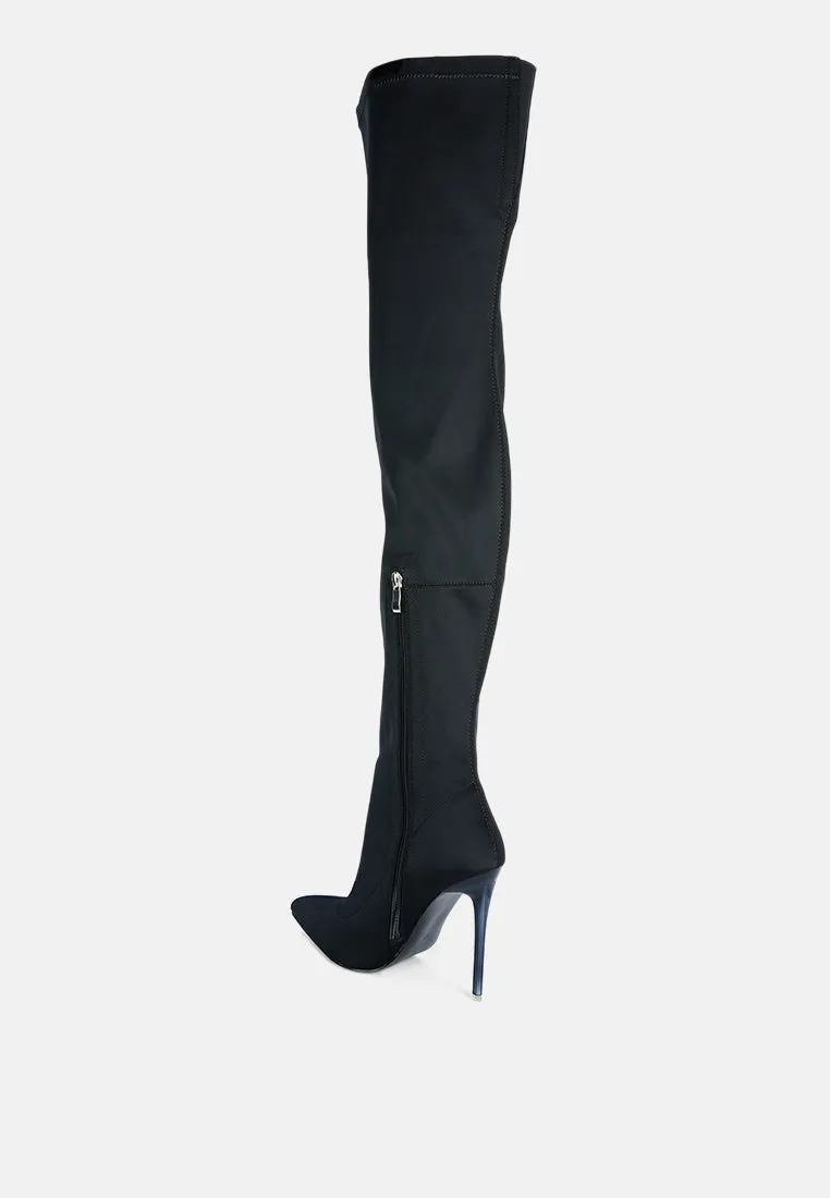 no calm superstretch stiletto long boot
