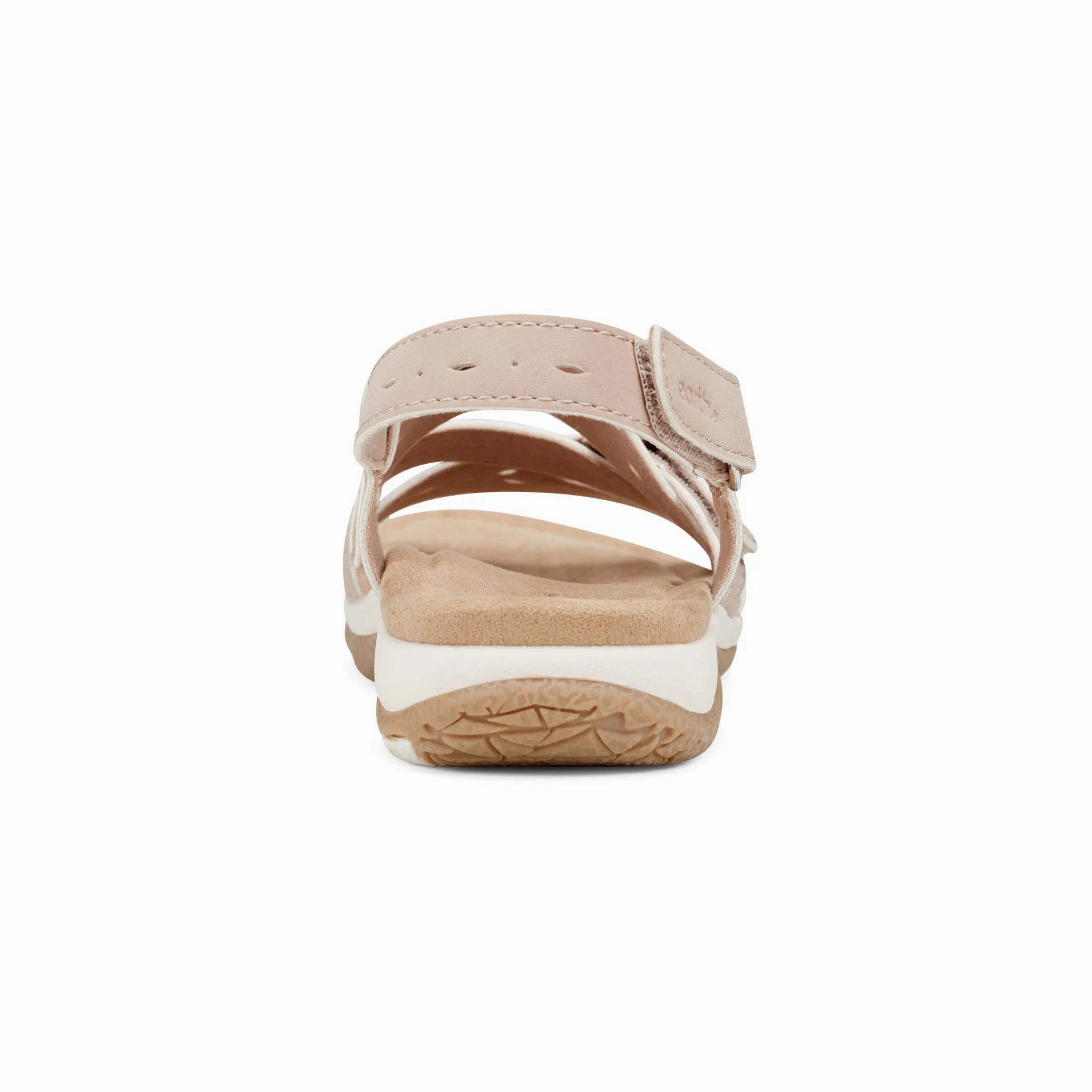 Samsin Round Toe Strappy Casual Flat Sandals platform sandals