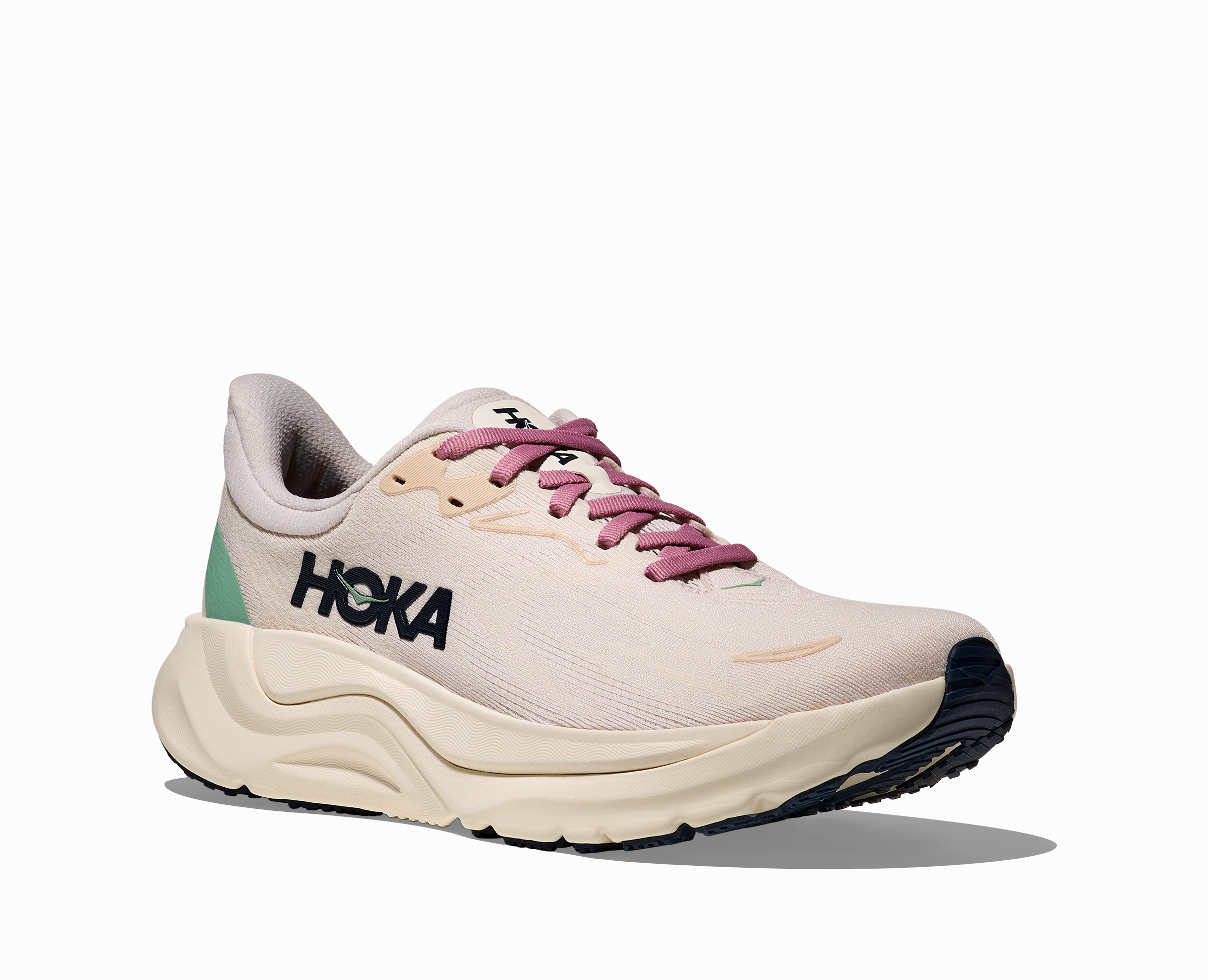 Women's Arahi 8 - Rose Cream / Alabaster Comfort Padding Scandi Clean