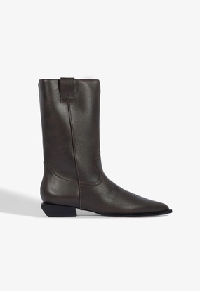 Ashley Leather Bootie Silent Walk