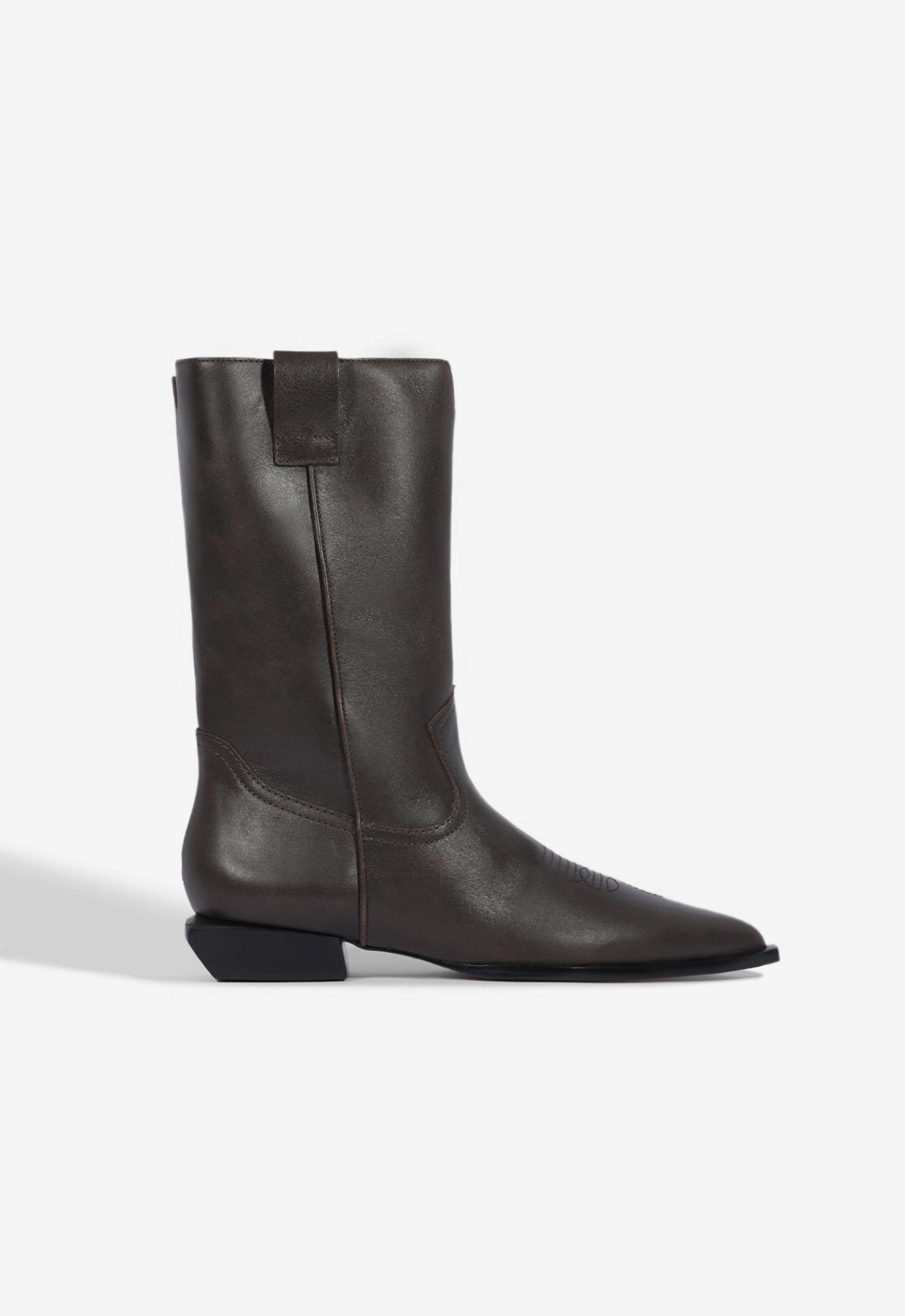Ashley Leather Bootie Dance Floor Move Bold