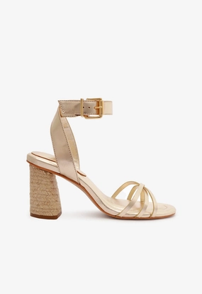 Cotton Touch Alexandra High Block Sandal