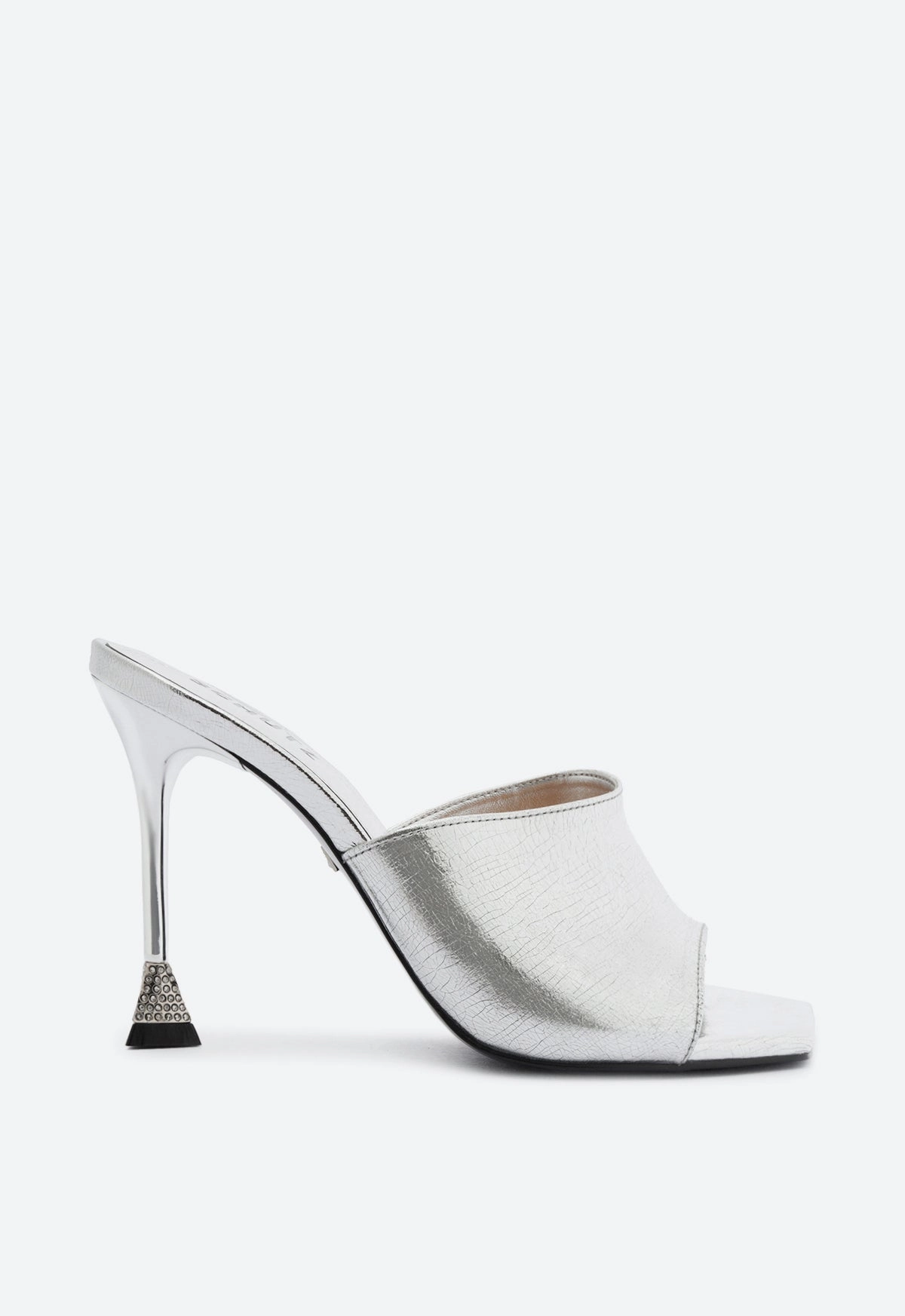 Light Core Heat Dissipating Insoles Nattie Metallic Leather Sandal