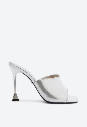 Light Core Heat Dissipating Insoles Nattie Metallic Leather Sandal