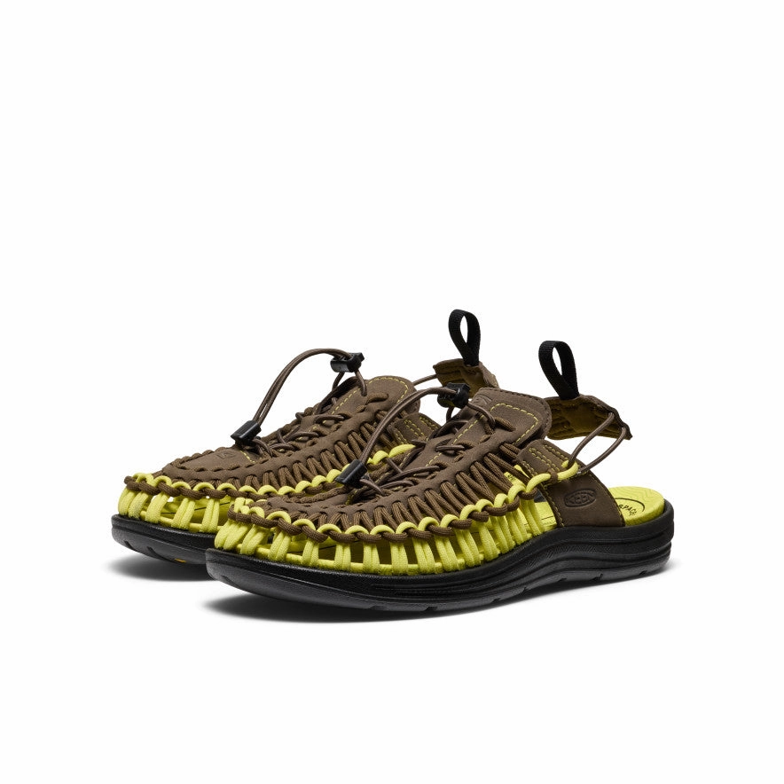 All Gender UNEEK II Convertible Metalwood  |  Metalwood Limeade Non Toxic Construction Casual Flip-flops