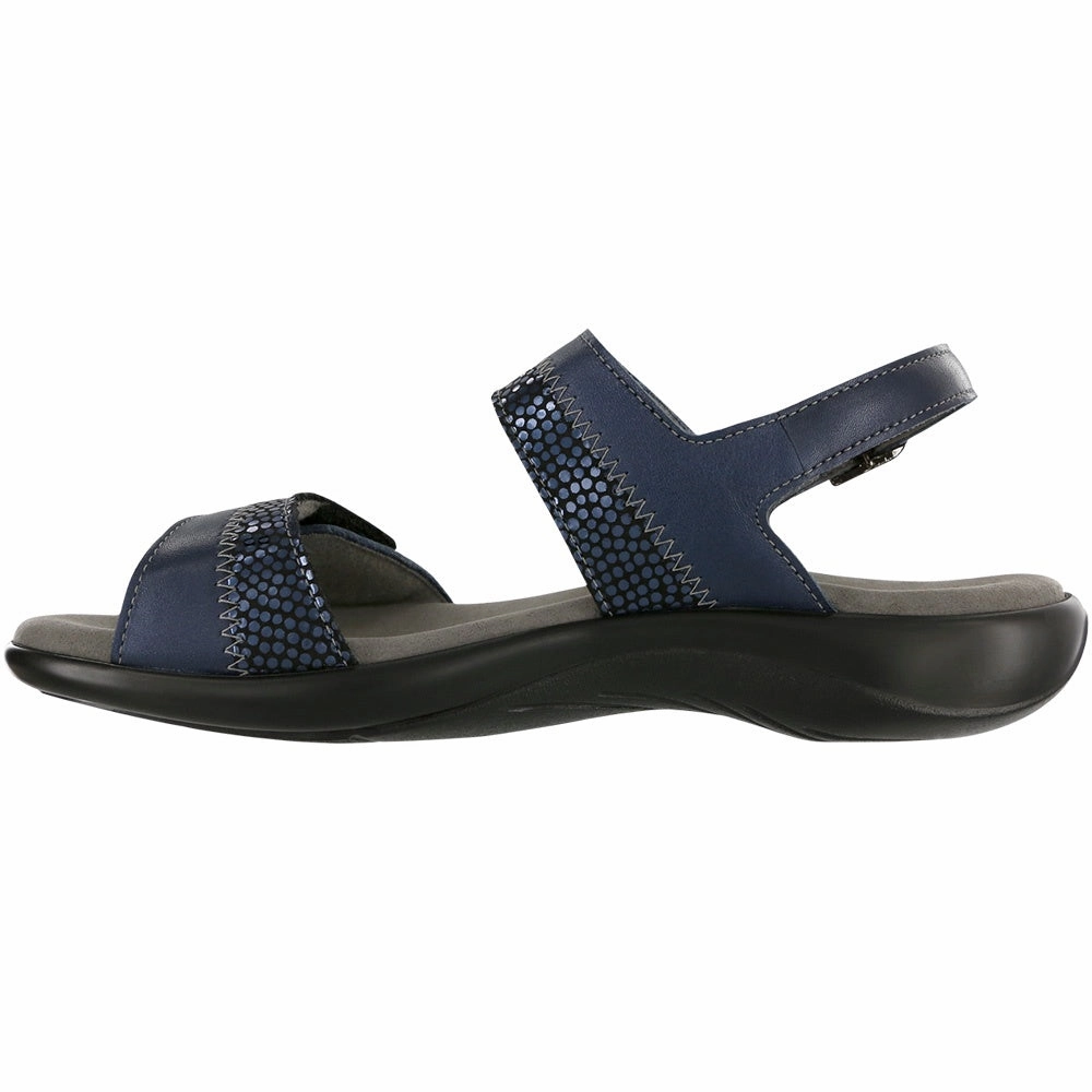 Casual Travel Shoes Bow Charm Nudu - Navy