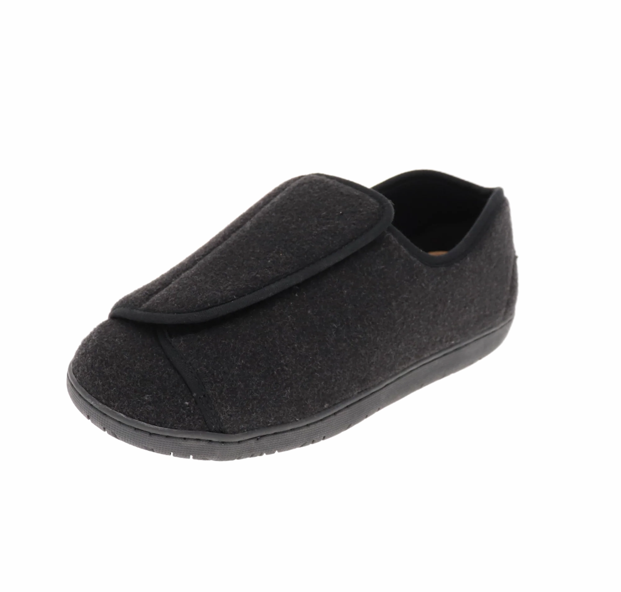 Comfort In Motion Nurse 2 Black Wool Slipper