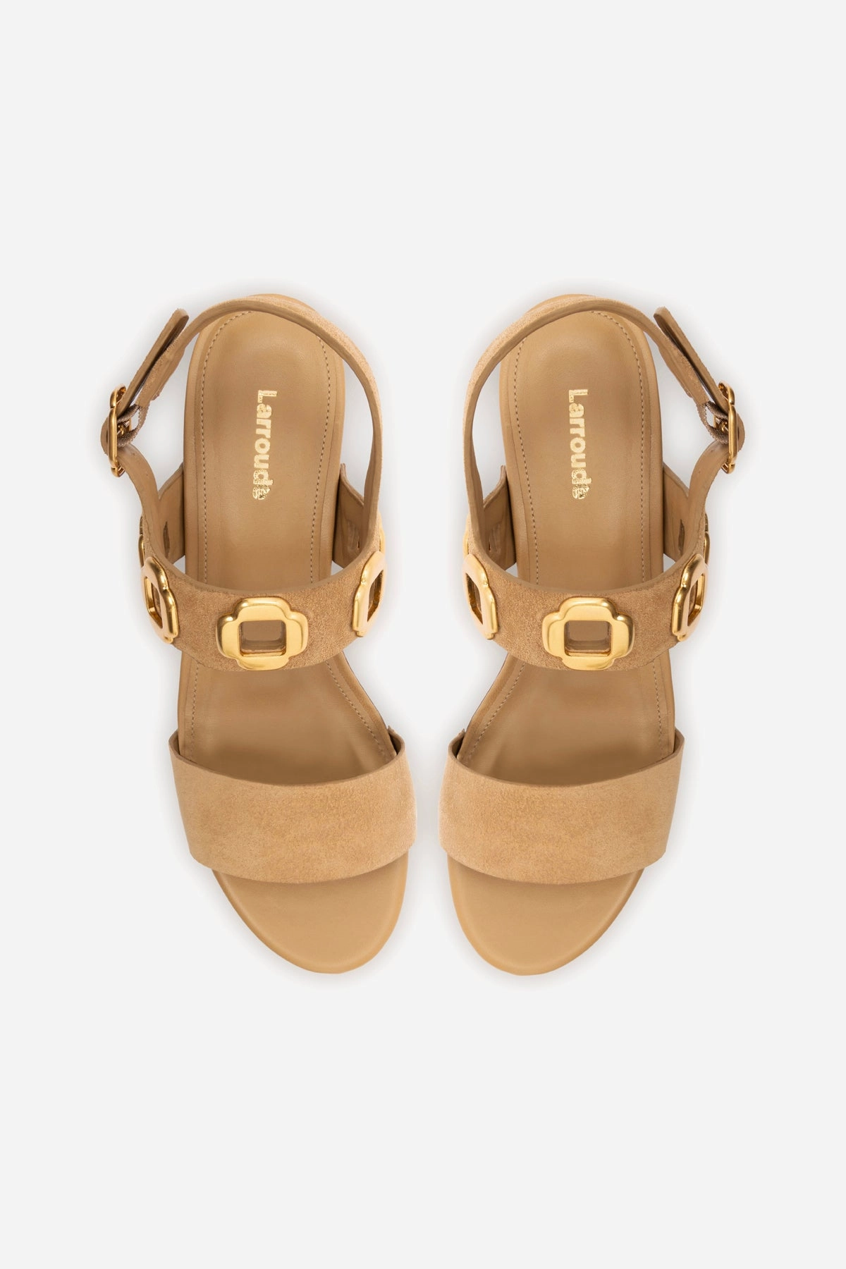 Odor Control Agents Miso Wooden Platform Sandal In Peanut Suede Sporty Comfortable