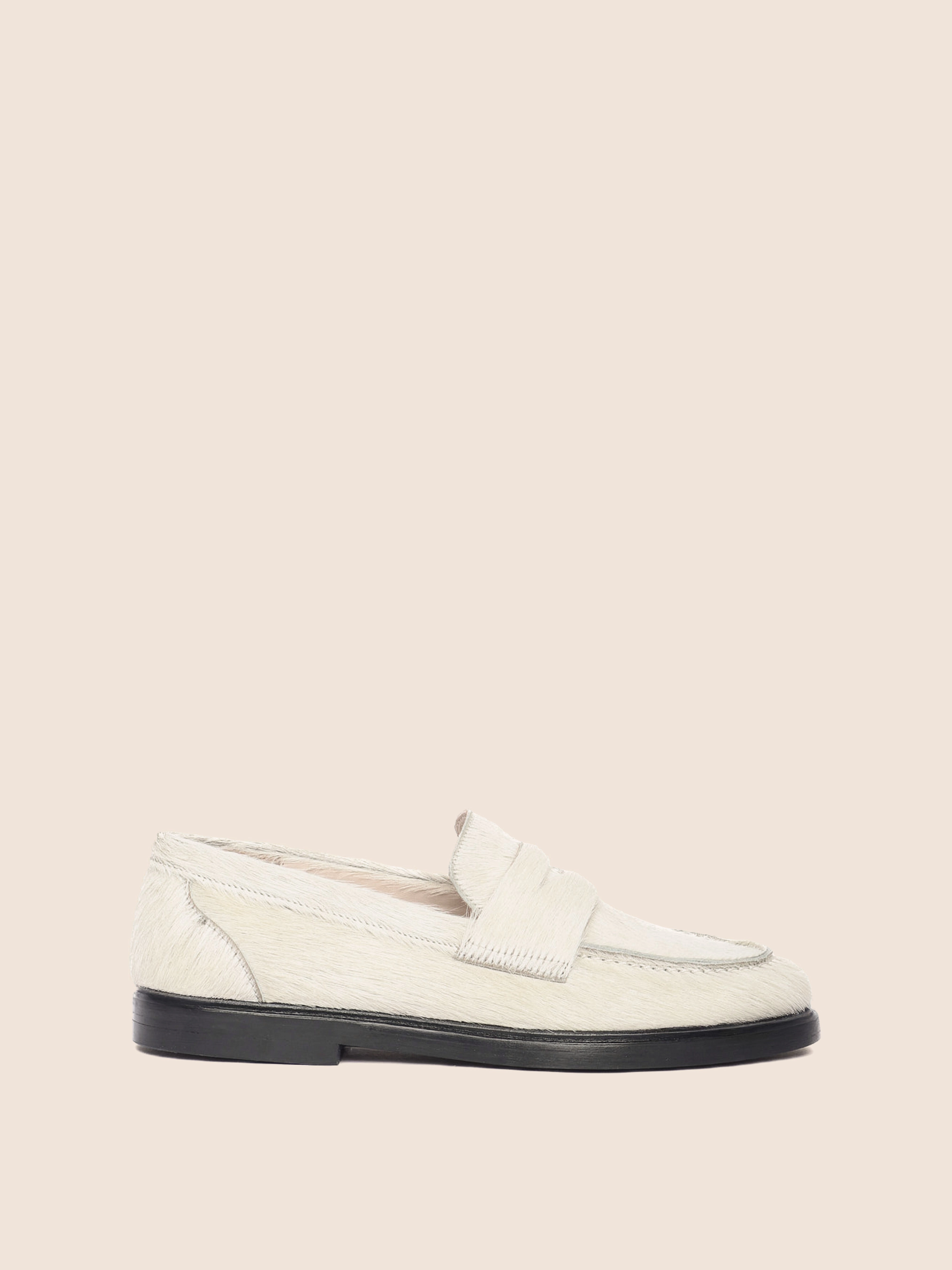 Sleek Profile Shoes Minimalist Design Orio White Loafer