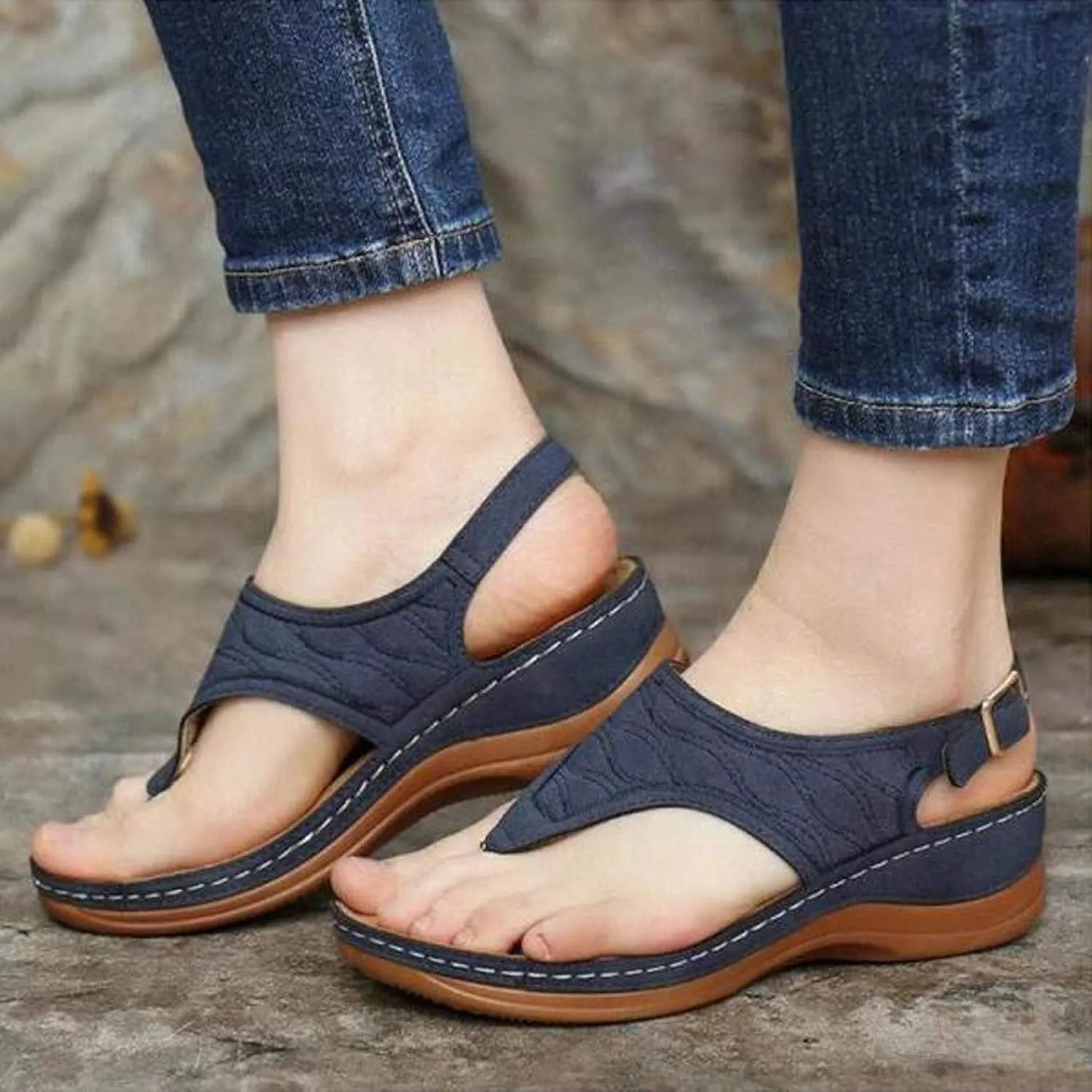 Orthopedic Sandals for Bunions Women with Arch Support Orthopedic Women Wide Sandals Sandals Women Beach Orthotic Women Sandals Shoes Comfort Walking Casual Summer Beach Shoes Flip Flop