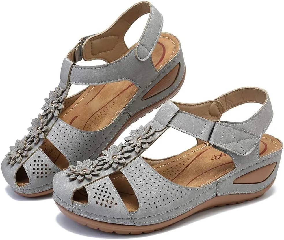 Orthopedic Sandals for Women 2025 Heel Support Orthopedic Woman Sandals Summer Sandalia Ortopedica De Mujer Orthopedic Womens Elastic Strap Flat Sandals Casual Summer Orthopedic Womens Toe Sandals