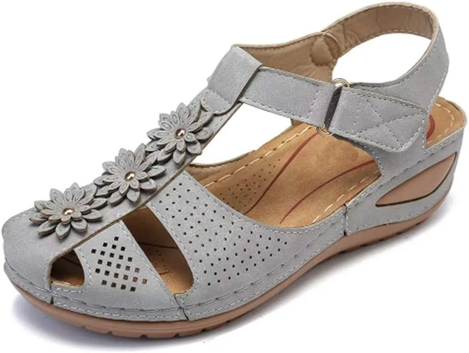 Orthopedic Sandals for Women 2025 Heel Support Orthopedic Woman Sandals Summer Sandalia Ortopedica De Mujer Orthopedic Womens Elastic Strap Flat Sandals Casual Summer Orthopedic Womens Toe Sandals