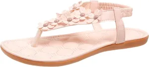 Orthopedic Sandals for Women Dressy Metallic Finish Orthotic Sandals Adjustable Ankle Straps Arch Support Cushion Barefoot Lightweight Walking Summer Flip Flops for Women