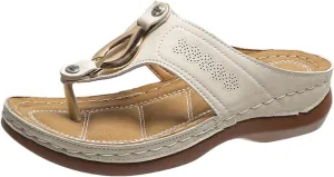Orthopedic Sandals with Arch Support Flip Flops for Women Wedge Orthotic Beach Slippers for Women Womens Boat Sandals Orthotic Platform Sandals Women Flip Flops Women Summer Sandals Size 9