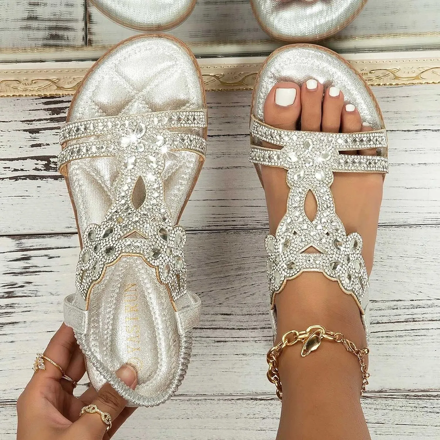 Orthopedic Sandals Women Wide Width Orthotic Flip Flops for Women Beach Women Walking Sandals Comfortable Orthotic Plantar Fasciitis Slippers Women High Arch Heel Support Indoor Womens Travel Sandals