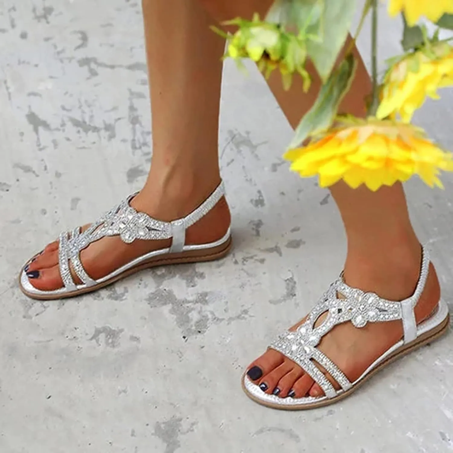 Orthopedic Sandals Women Wide Width Orthotic Flip Flops for Women Beach Women Walking Sandals Comfortable Orthotic Plantar Fasciitis Slippers Women High Arch Heel Support Indoor Womens Travel Sandals