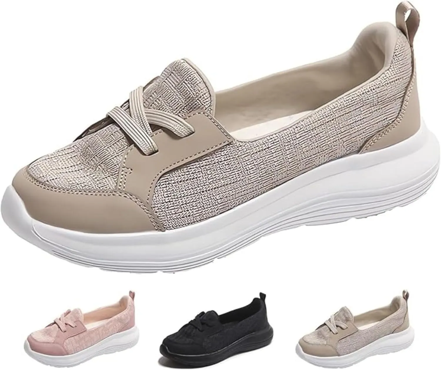 Orthopedic Women's Breathable Slip On Arch Support Non-Slip Shoes 2024 New Women's Shoes, Non-Slip Comfort