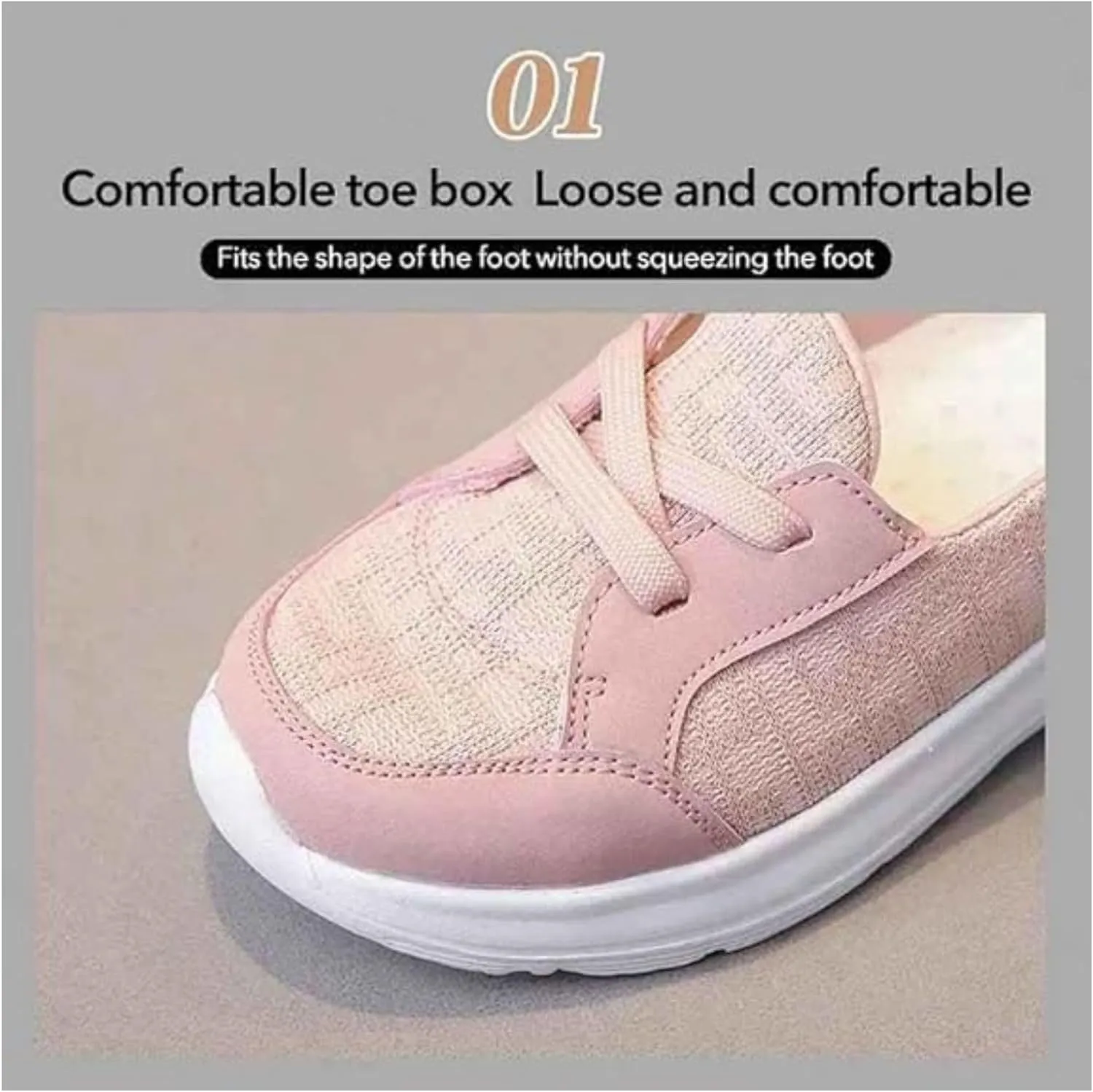 Orthopedic Women's Breathable Slip On Arch Support Non-Slip Shoes 2024 New Women's Shoes, Non-Slip Comfort