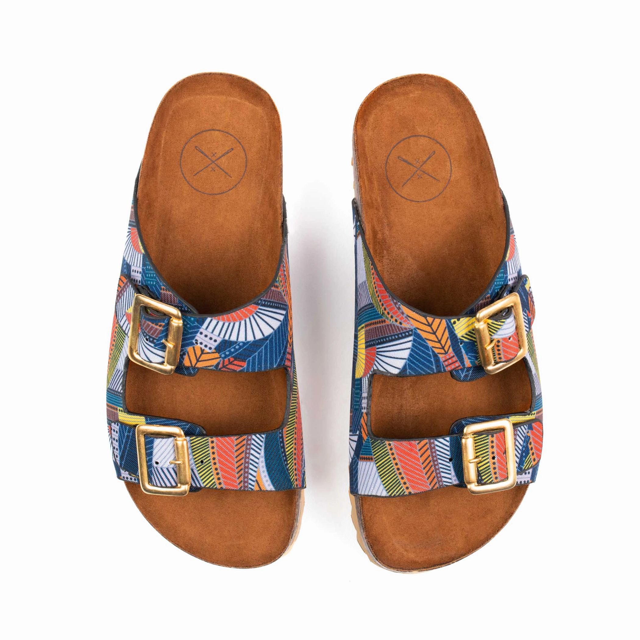 Cyprus Buckle Sandal Red Bold