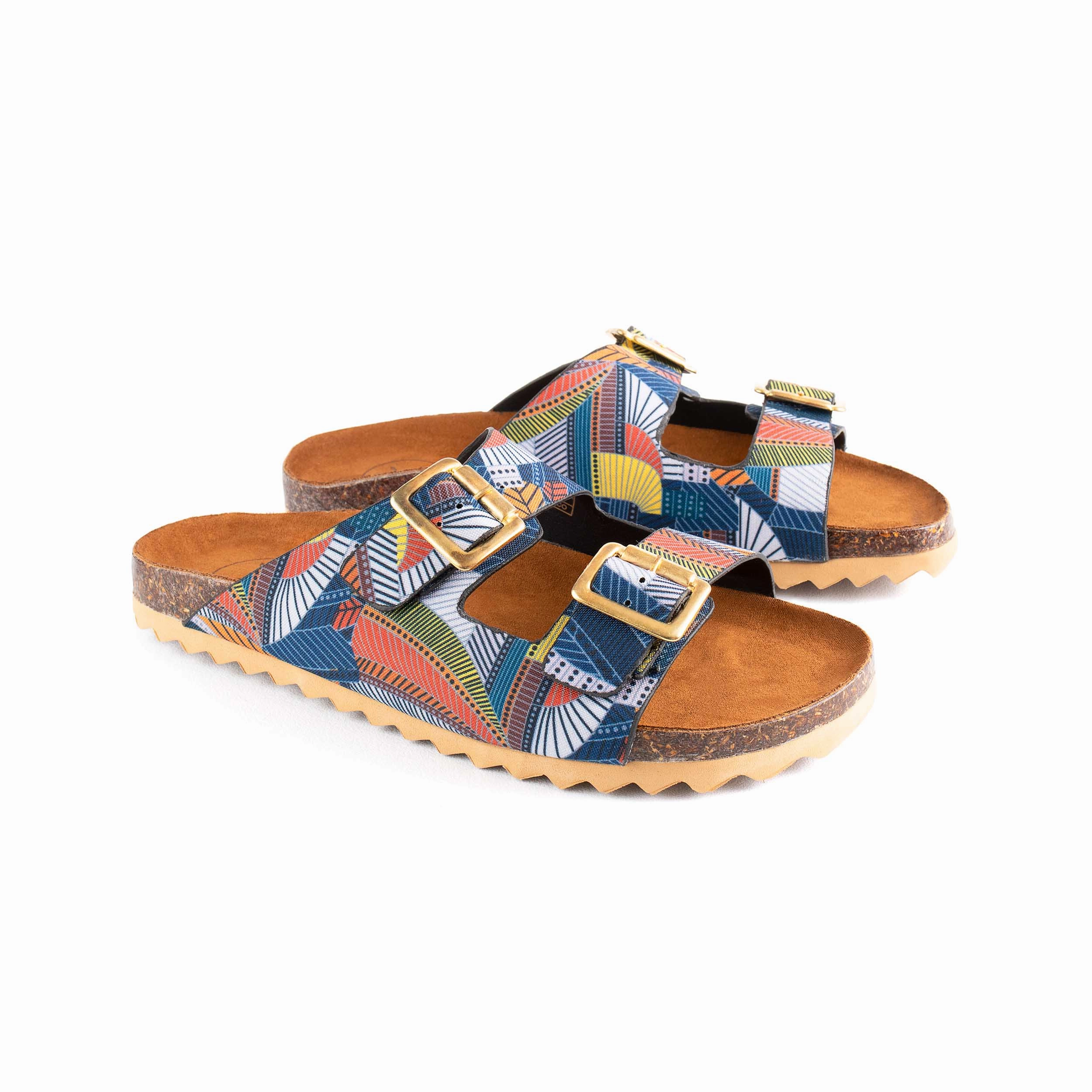 Contoured Footbed Cyprus Buckle Sandal