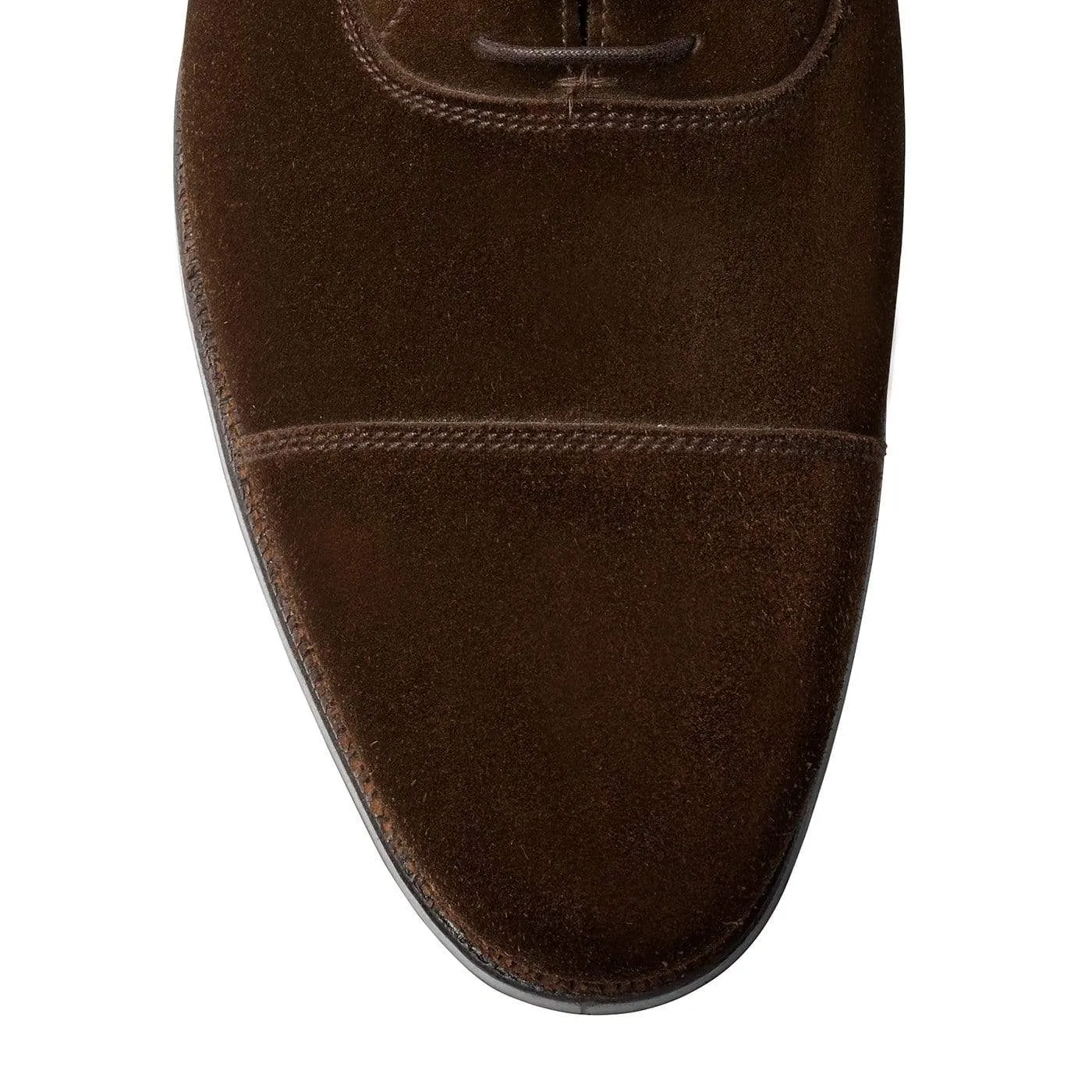 Lonsdale Dark Brown Calf Suede Comfort Stand