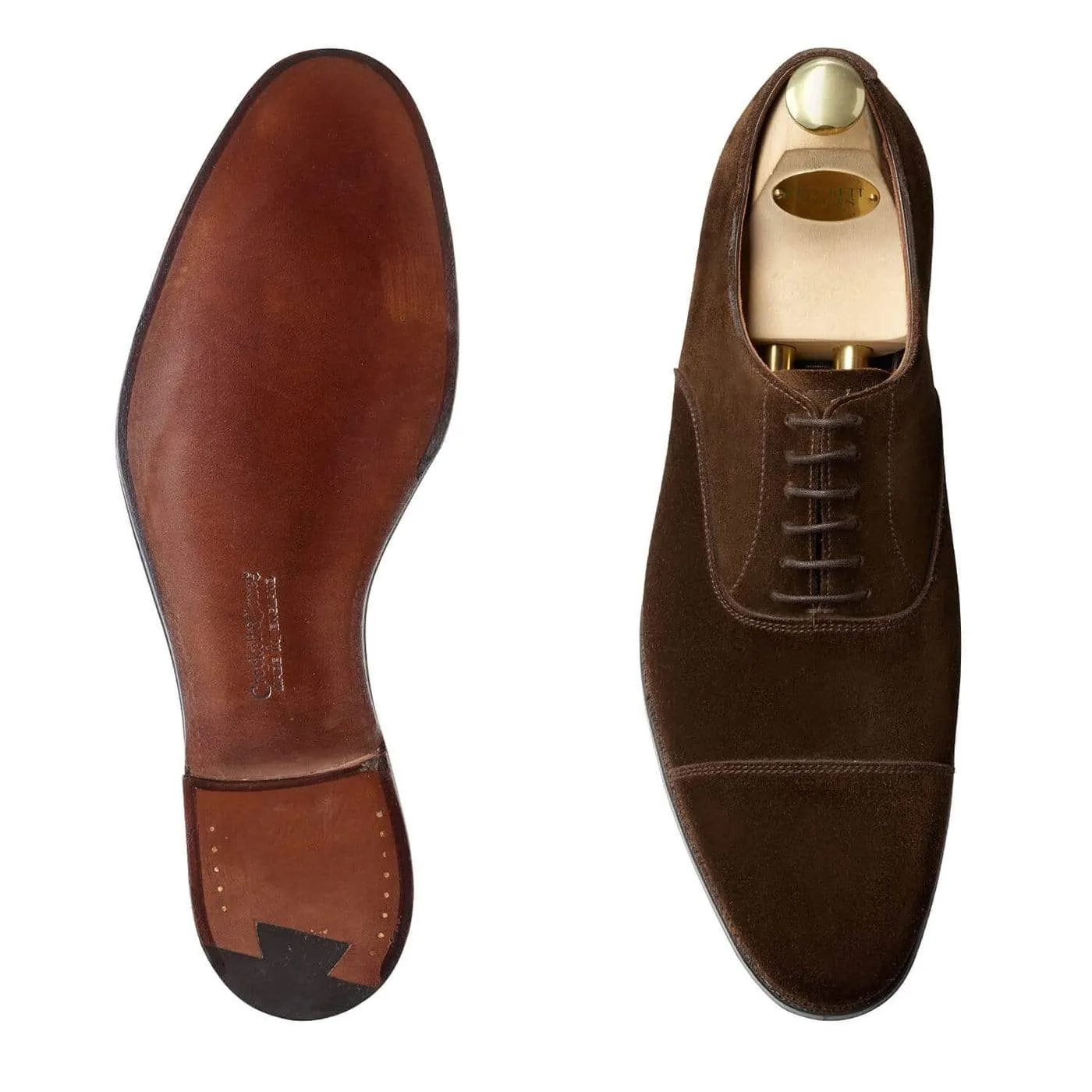Lonsdale Dark Brown Calf Suede Dance Floor