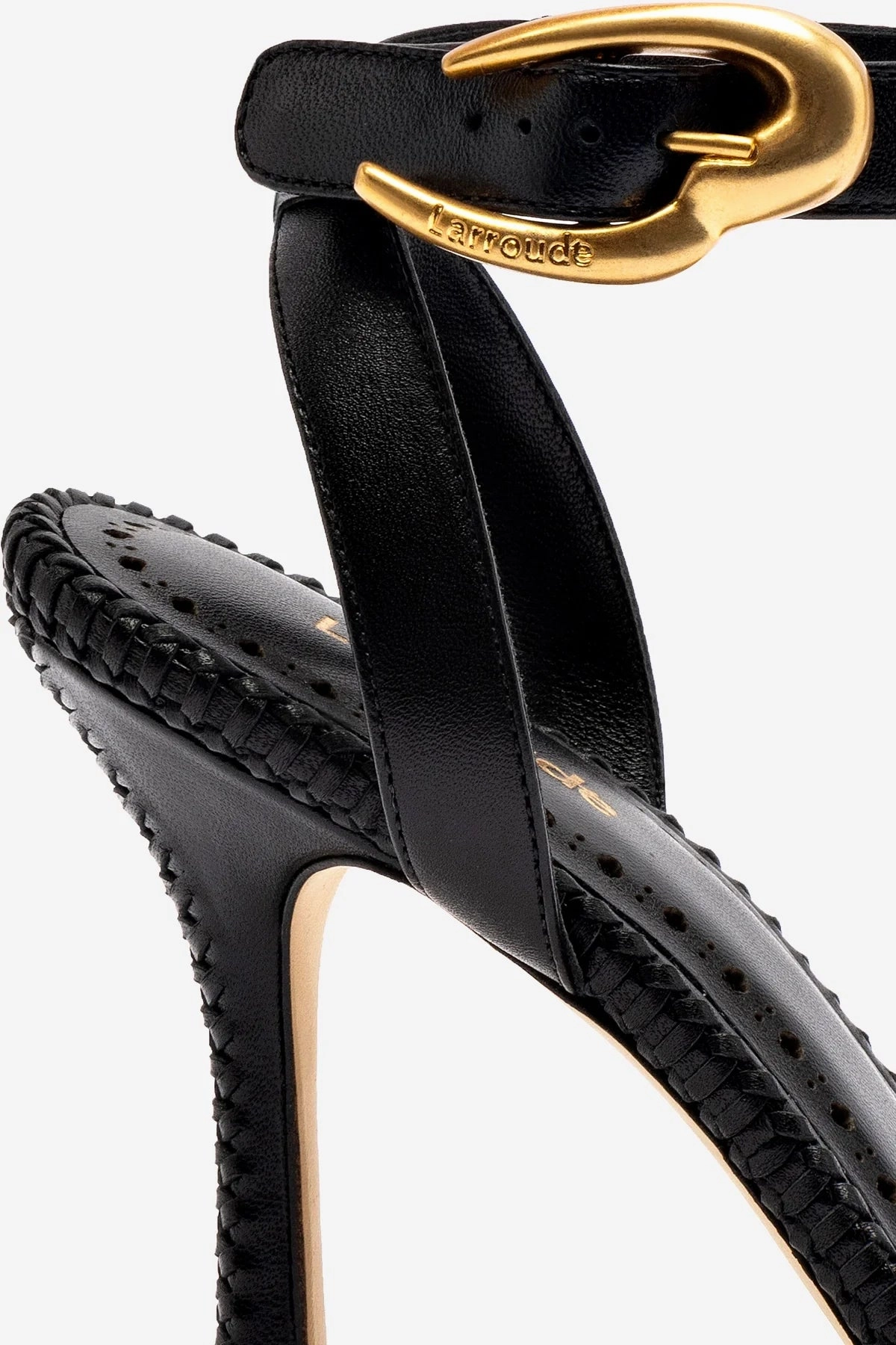 Trendy Footwear for Summer Padded Foot Verona Sandal In Black Leather
