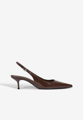 Paola Mid Patent Pump Durable Build Hiking Trails