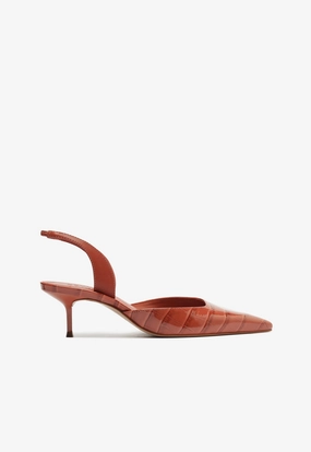 Paola Mid Sling Pump Comfort Outsole Height Plus
