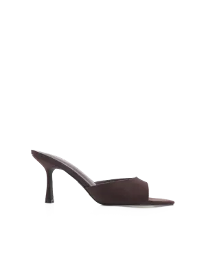 XANTHE - DARK CACAO SUEDE Sleek Shape