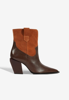 Memphis Leather Bootie Street Ready Shopping Glam