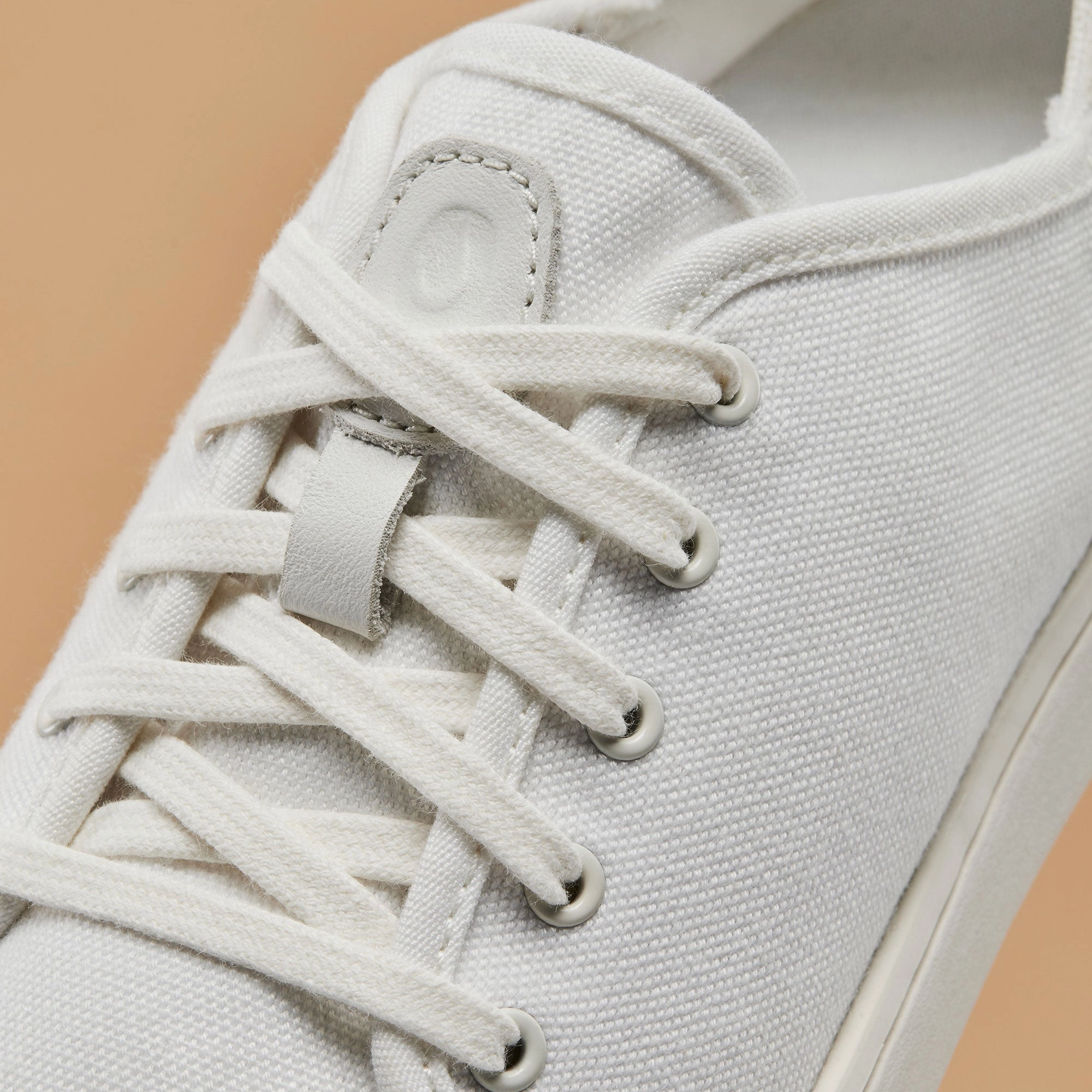 Orthopedic Friendly Design Leather Pehuea L?? Canvas - Bright White / Canvas