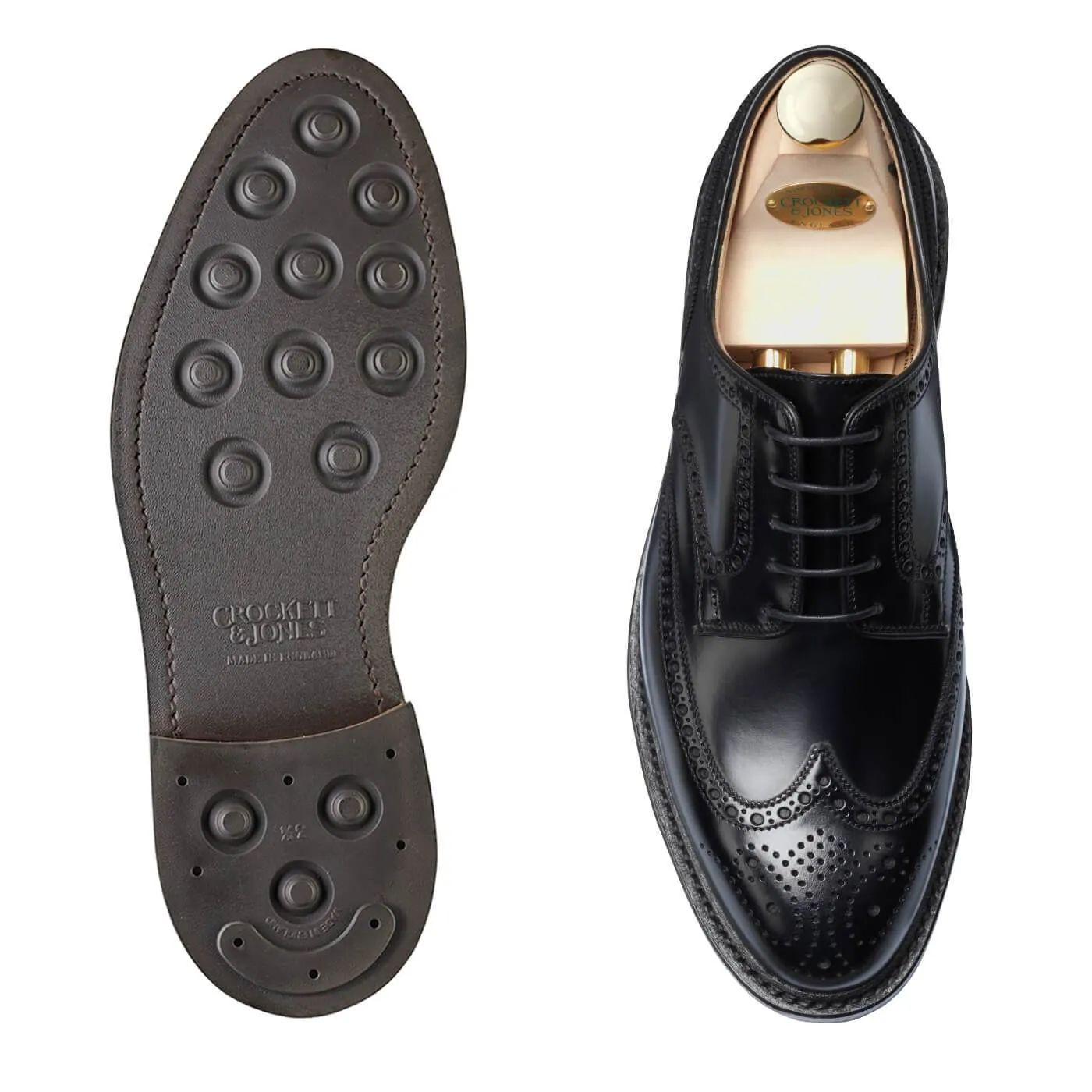 Adjustable Straps Pembroke Black Cavalry Calf